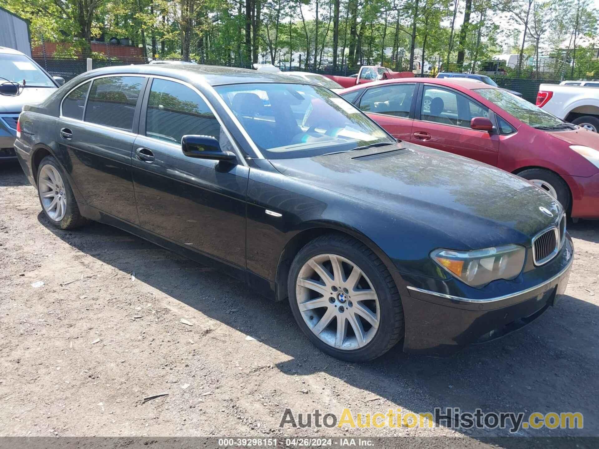 BMW 745LI, WBAGN63574DS54889