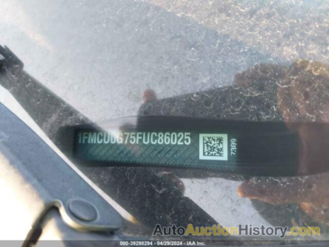 FORD ESCAPE SE, 1FMCU0G75FUC86025