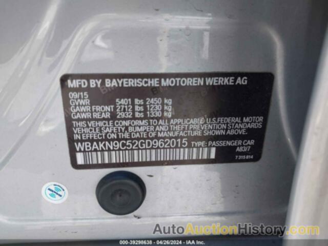 BMW 550I, WBAKN9C52GD962015