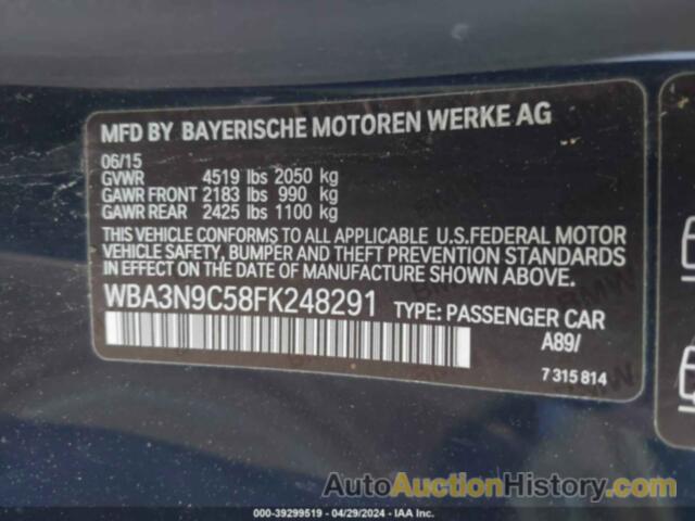 BMW 428I XDRIVE, WBA3N9C58FK248291