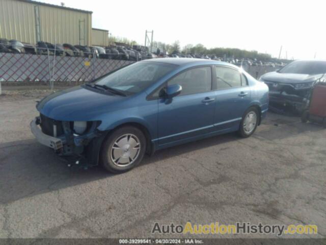 HONDA CIVIC HYBRID HYBRID, JHMFA36279S008792