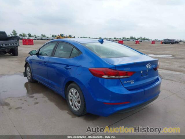 HYUNDAI ELANTRA SE, KMHD74LFXHU084784