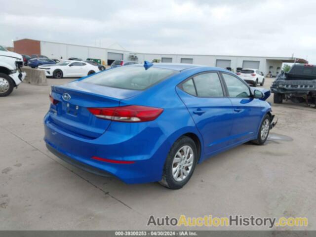 HYUNDAI ELANTRA SE, KMHD74LFXHU084784