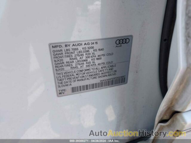 AUDI Q7 3.0 TDI PREMIUM, WA1LMAFE5FD023697