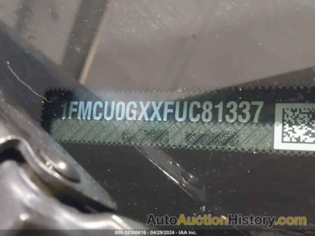 FORD ESCAPE SE, 1FMCU0GXXFUC81337