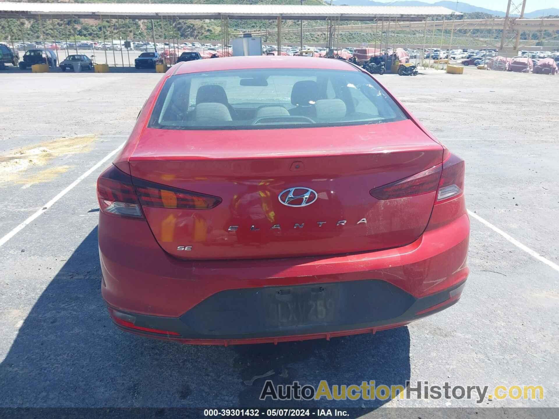 HYUNDAI ELANTRA SE, 5NPD74LF5LH515152