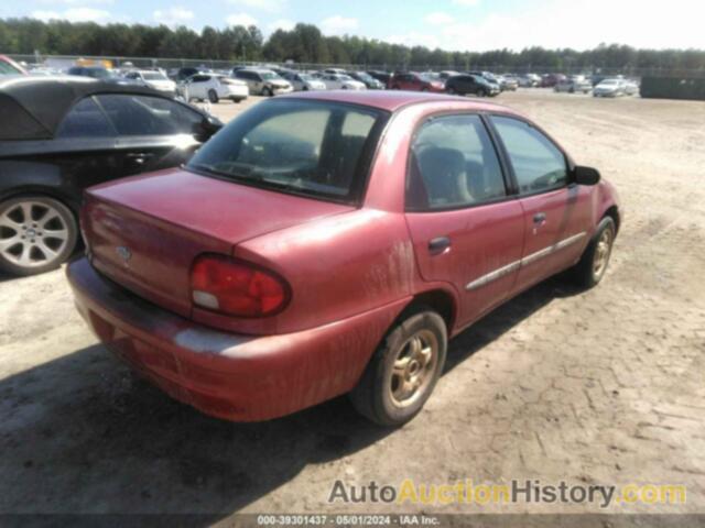 CHEVROLET METRO LSI, 2C1MR522216702720