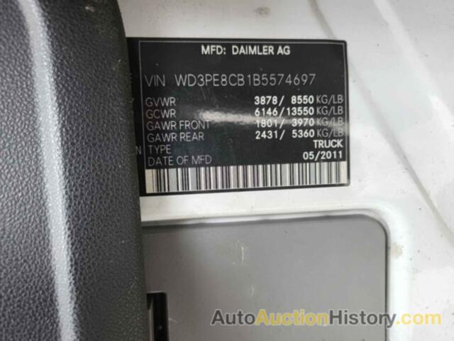 MERCEDES-BENZ SPRINTER 2500 HIGH ROOF, WD3PE8CB1B5574697