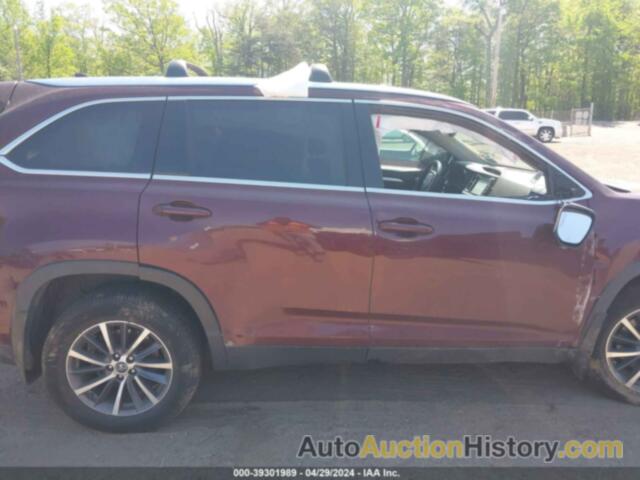 TOYOTA HIGHLANDER SE/XLE, 5TDJZRFHXKS707120