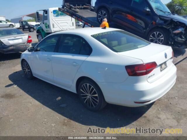 VOLKSWAGEN JETTA SE, 3VWD67AJ7GM365408