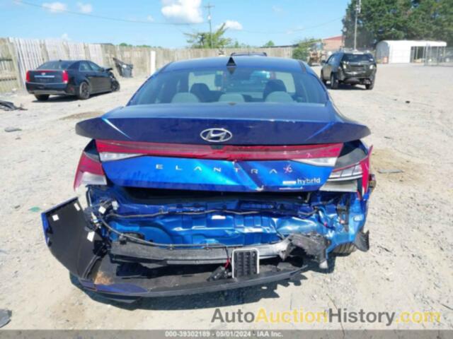 HYUNDAI ELANTRA HYBRID BLUE, KMHLM4AJ7PU082114