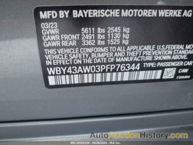 BMW I4 EDRIVE35, WBY43AW03PFP76344