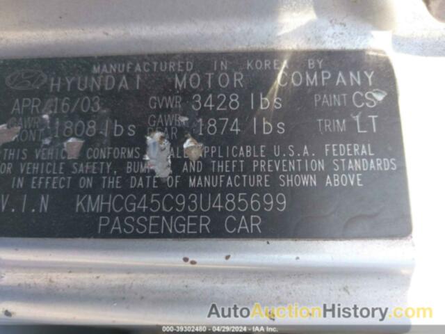 HYUNDAI ACCENT GL, KMHCG45C93U485699