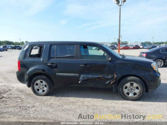 HONDA PILOT LX, 5FNYF4H20FB038692