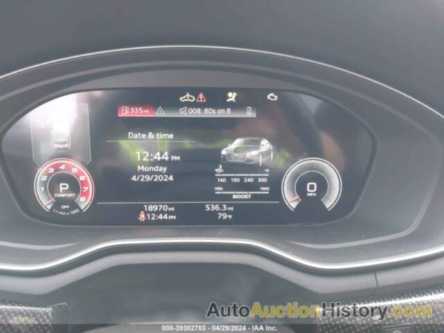 AUDI S5 SPORTBACK PREMIUM PLUS TFSI QUATTRO TIPTRONIC, WAUC4CF51MA004514