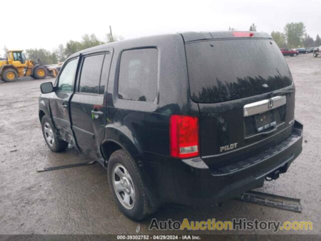 HONDA PILOT LX, 5FNYF4H21DB037502