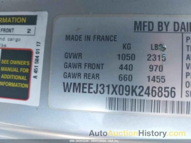 SMART FORTWO PURE/PASSION, WMEEJ31X09K246856