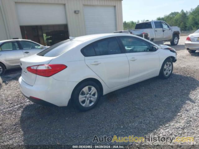 KIA FORTE LX, KNAFX4A63G5542624