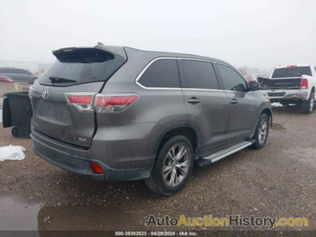 TOYOTA HIGHLANDER XLE, 5TDKKRFH8FS073241