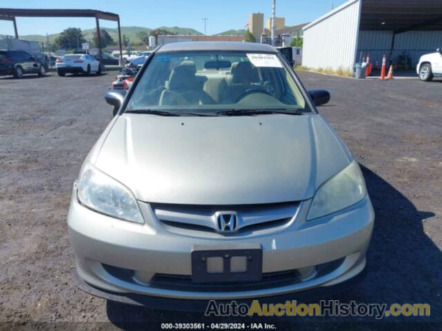 HONDA CIVIC LX, 2HGES166X5H500768