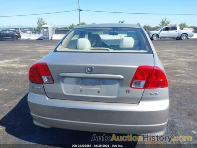 HONDA CIVIC LX, 2HGES166X5H500768