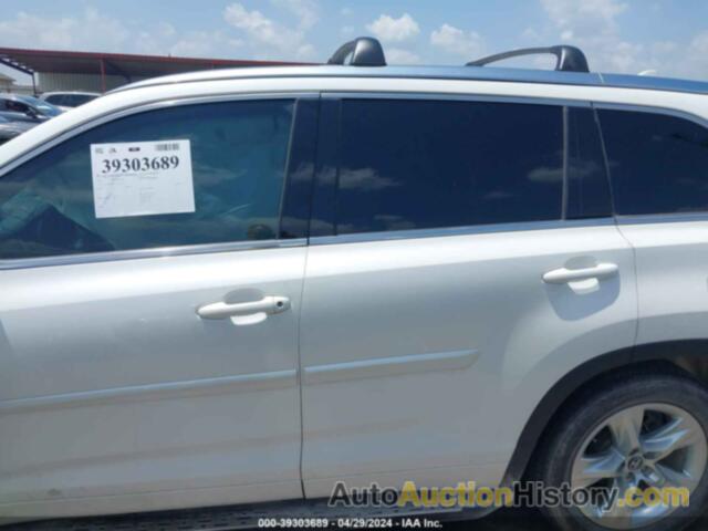 TOYOTA HIGHLANDER LIMITED/LTD PLATINUM, 5TDYZRFH3JS251250