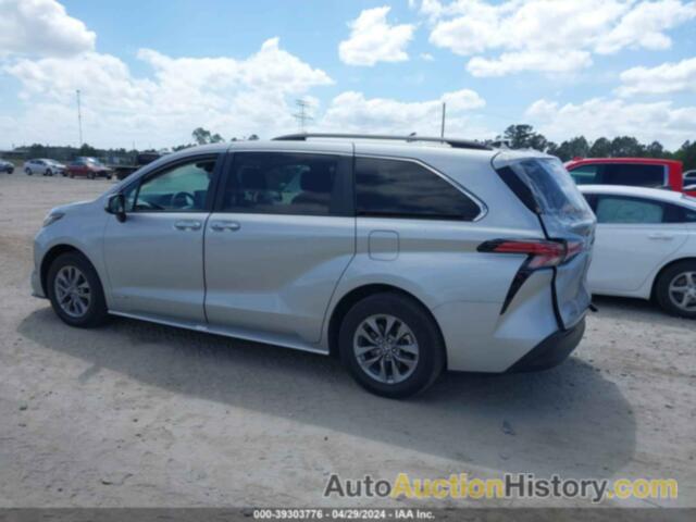 TOYOTA SIENNA XLE, 5TDYRKEC5MS049379