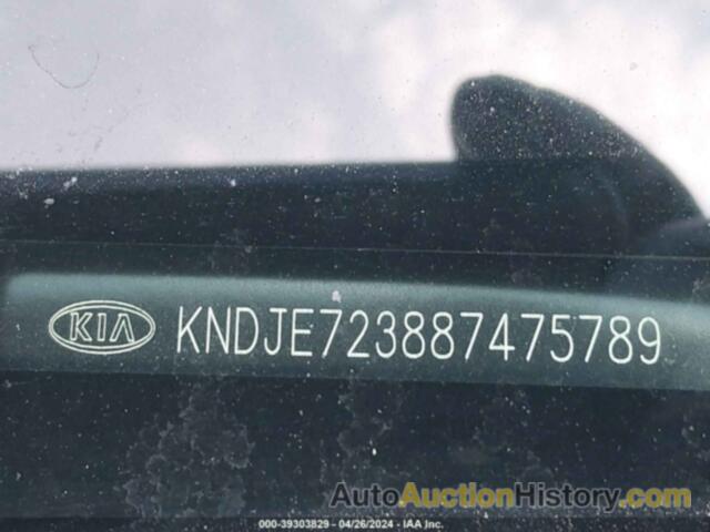 KIA SPORTAGE LX V6, KNDJE723887475789