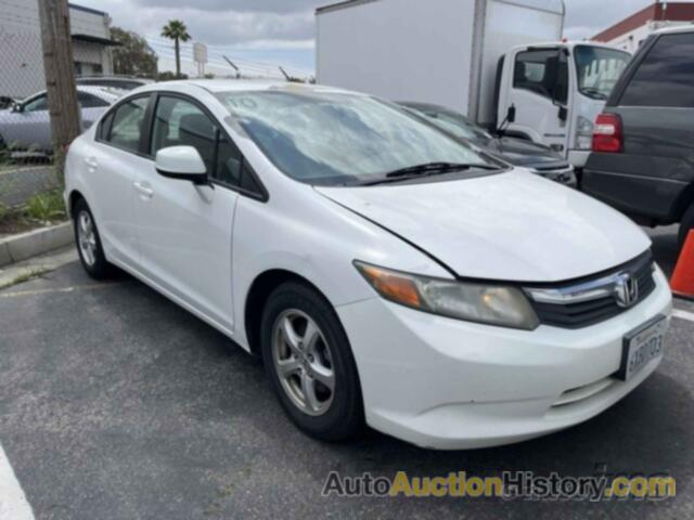 HONDA CIVIC NATURAL GAS, 19XFB5F58CE001073