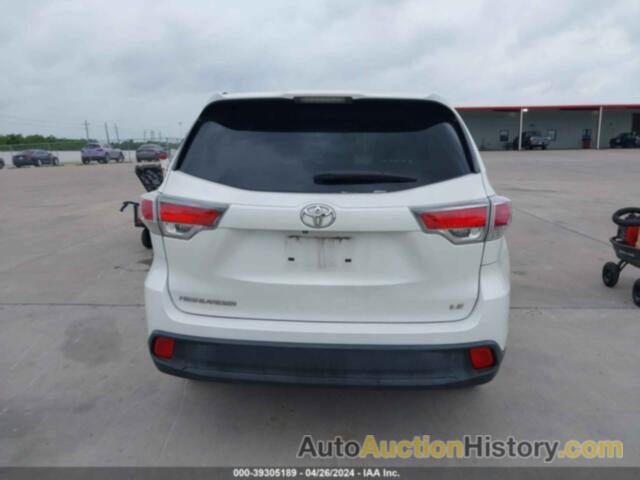 TOYOTA HIGHLANDER LE, 5TDZARFH2FS013649