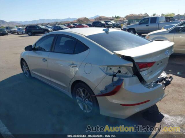 HYUNDAI ELANTRA SEL, 5NPD84LFXJH216377