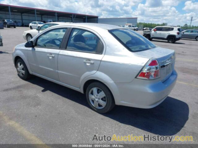 CHEVROLET AVEO LT, KL1TD56E19B319224