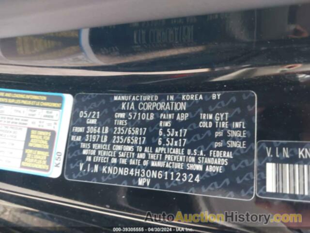 KIA CARNIVAL MPV LX SEAT PACKAGE, KNDNB4H30N6112324