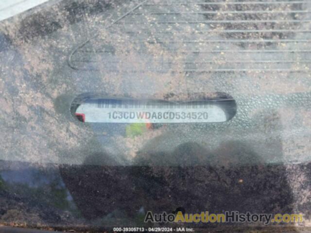 DODGE CALIBER SXT, 1C3CDWDA8CD534520