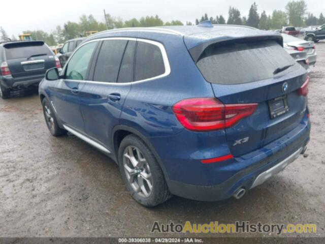 BMW X3 XDRIVE30I, 5UXTY5C05L9B74663