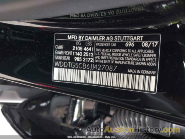 MERCEDES-BENZ GLA 45 AMG, WDDTG5CB6JJ427087