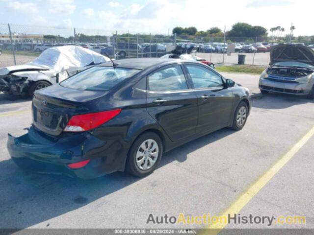 HYUNDAI ACCENT SE, KMHCT4AE5GU062756