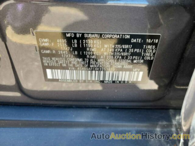 SUBARU OUTBACK 2.5I PREMIUM, 4S4BSAFC8K3253879