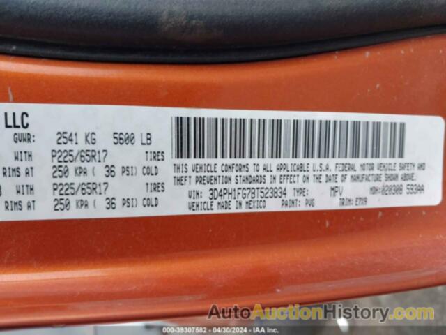 DODGE JOURNEY MAINSTREET, 3D4PH1FG7BT523834