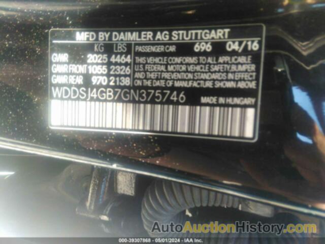 MERCEDES-BENZ CLA 250 4MATIC, WDDSJ4GB7GN375746