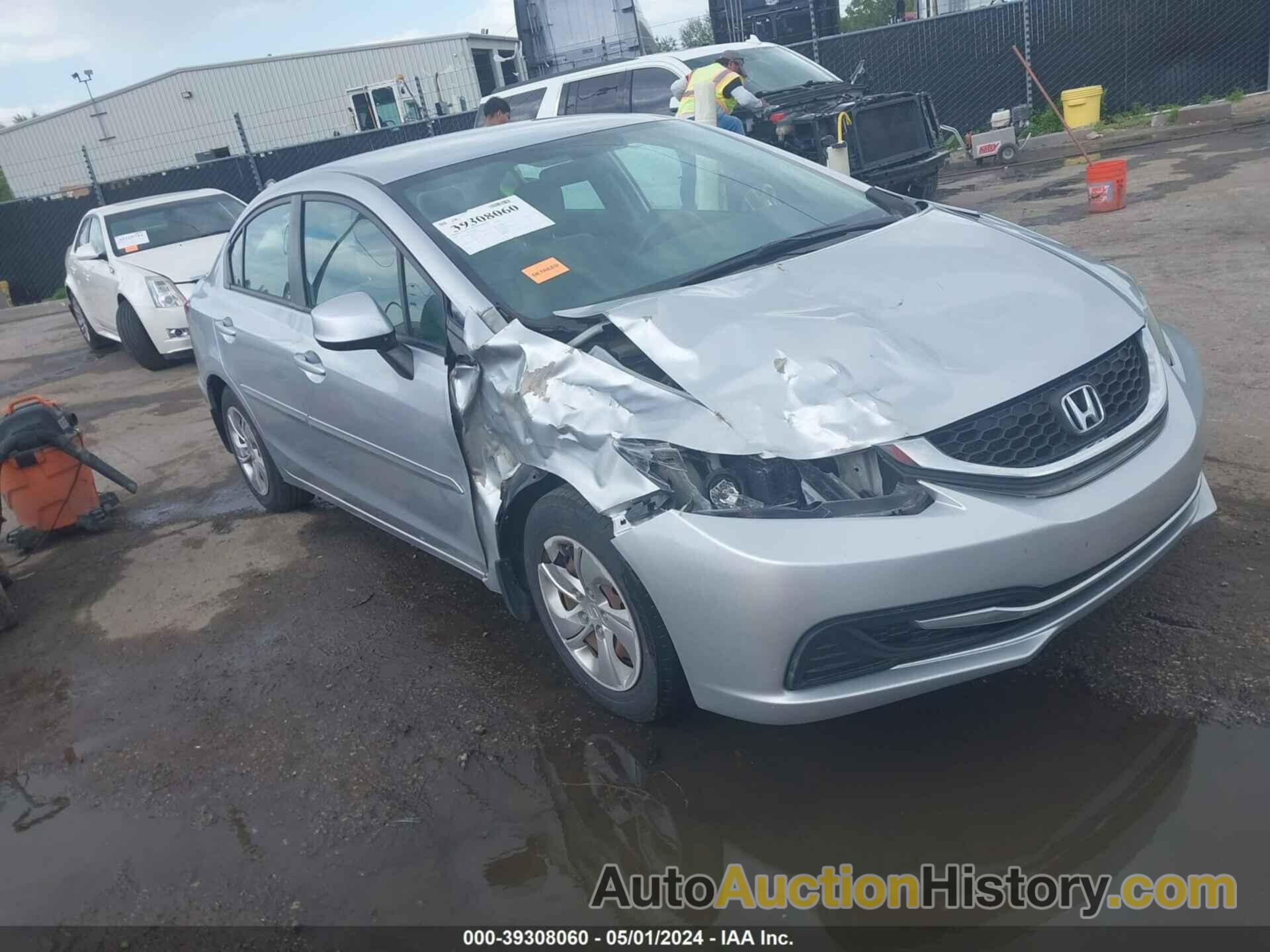 HONDA CIVIC LX, 2HGFB2F50DH549428