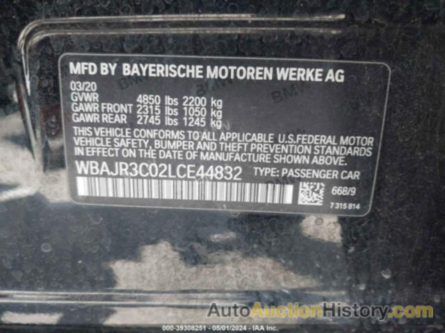 BMW 530I, WBAJR3C02LCE44832