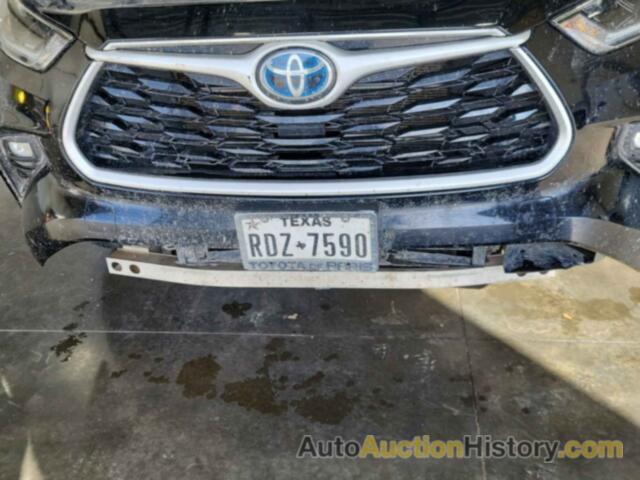 TOYOTA HIGHLANDER HYBRID XLE, 5TDHARAH7MS012058