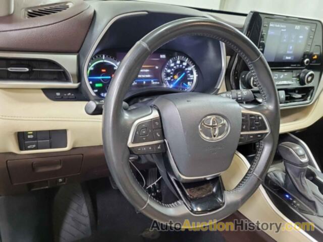 TOYOTA HIGHLANDER HYBRID XLE, 5TDHARAH7MS012058