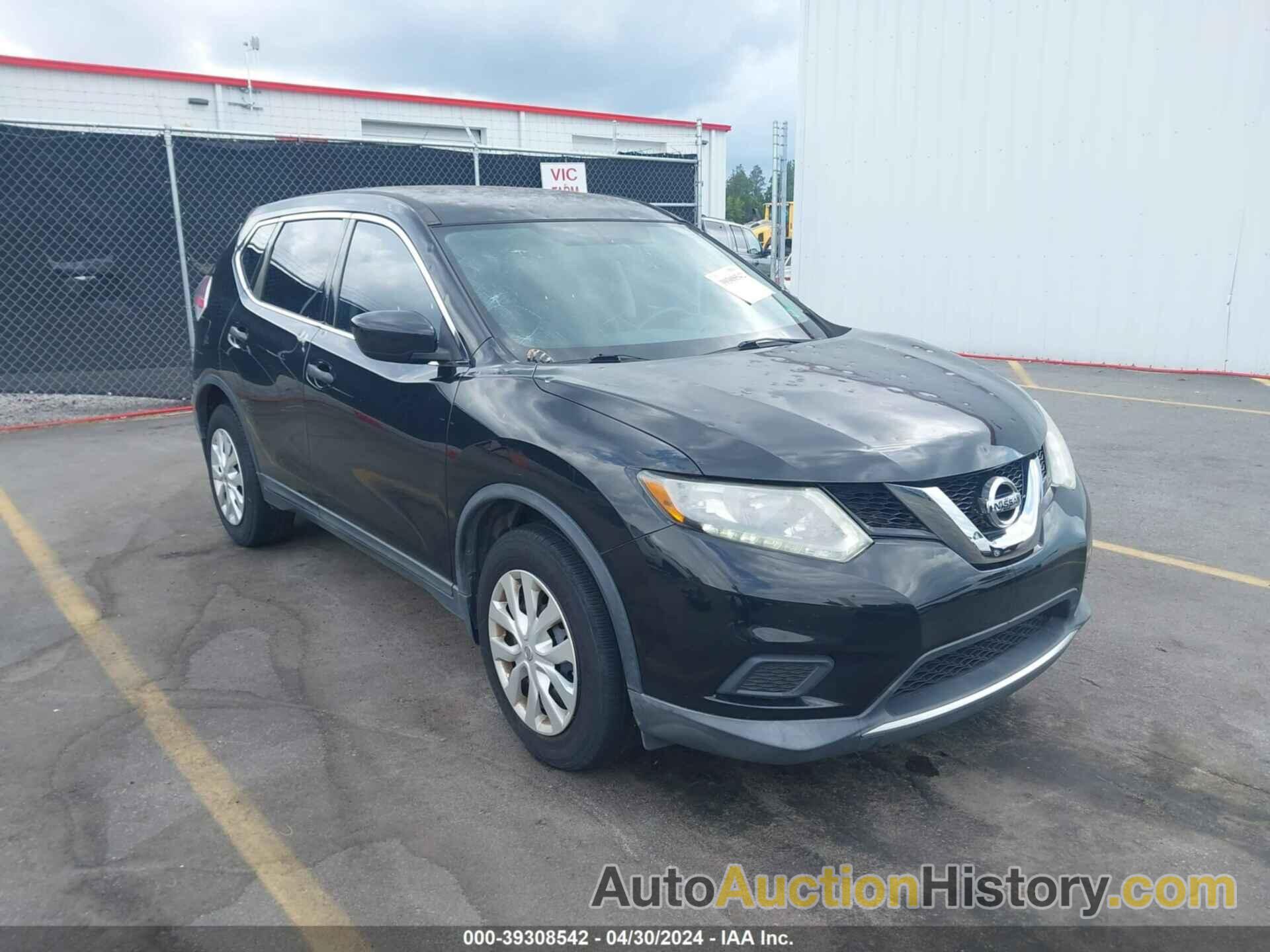 NISSAN ROGUE S, KNMAT2MT1GP604122