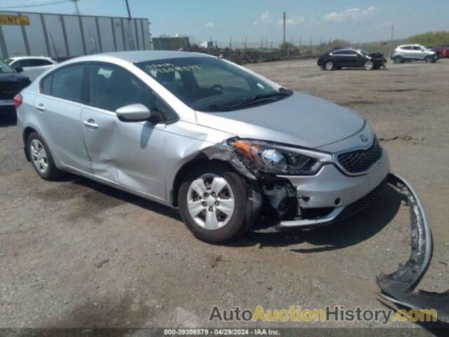 KIA FORTE LX, KNAFK4A67G5492003