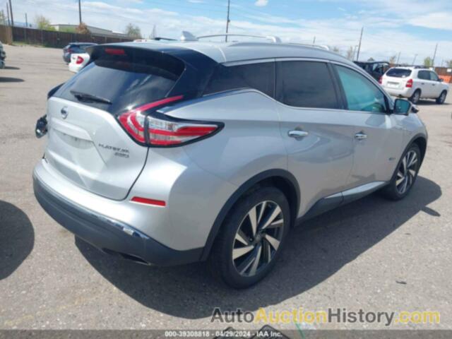 NISSAN MURANO HYBRID PLATINUM, 5N1CZ2MH2GN153387