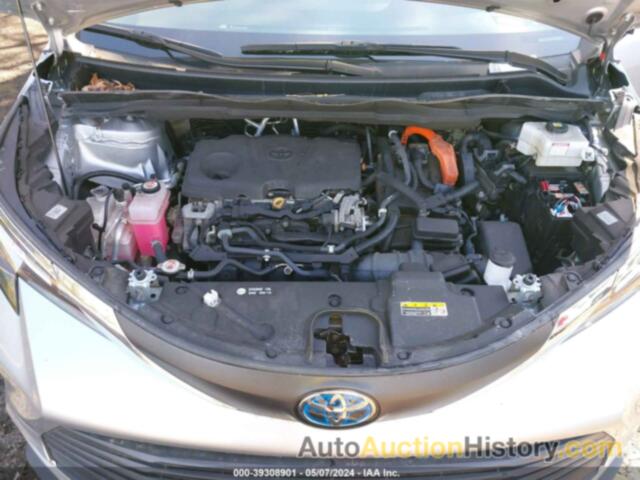 TOYOTA SIENNA XLE, 5TDYSKFC7MS007797