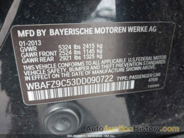 BMW ACTIVEHYBRID 5, WBAFZ9C53DD090722