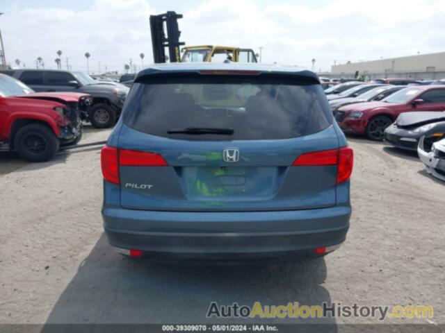 HONDA PILOT EX-L, 5FNYF5H77GB028213